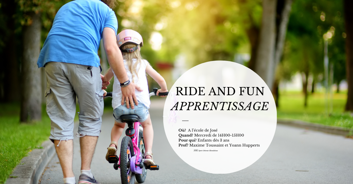 Ride and Fun 1: apprentissage du 2 roues